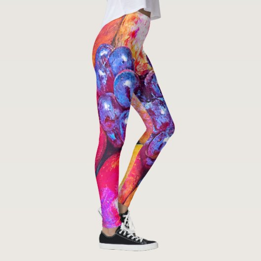 Fruit Stilleven Kunst Leggings (Rechts)