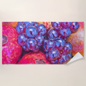 Fruit Stilleven Kunst Strandlaken (Voorkant)