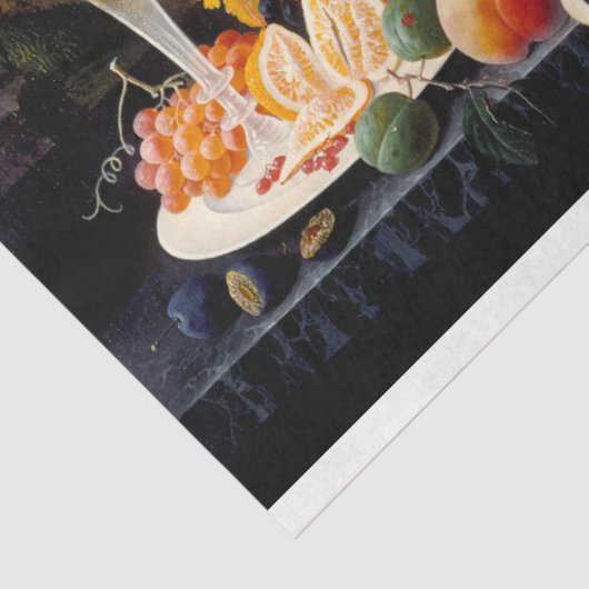  fruit stilleven schilderij tissuepapier (Detail)