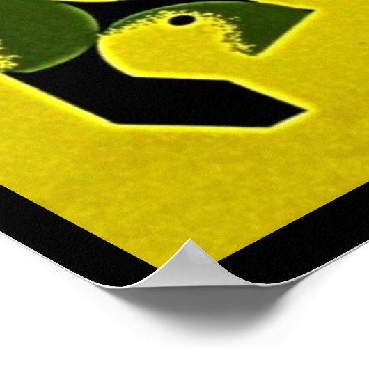 Fruit Store - Helderrood geel  WPA-Poster Poster (Hoek)