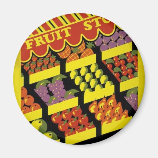 Fruit Store - WPA Poster - Magneet (Voorkant)