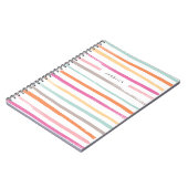 Fruit Stripes Journal - Tangerine Notitieboek (Linkerzijde)