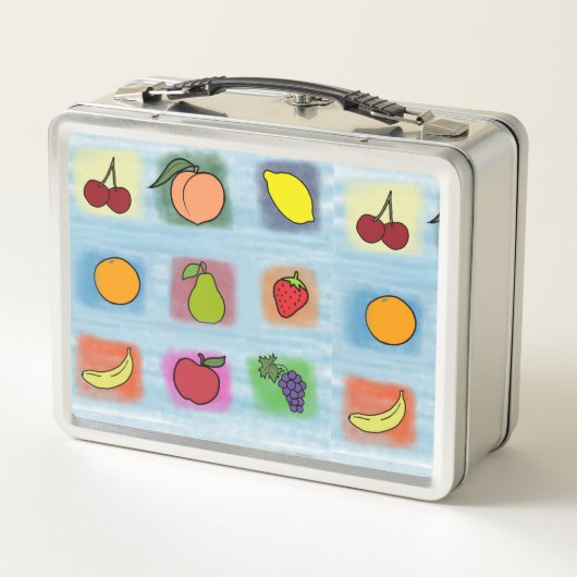 Fruit Surprise Metal Lunch (Achterkant)