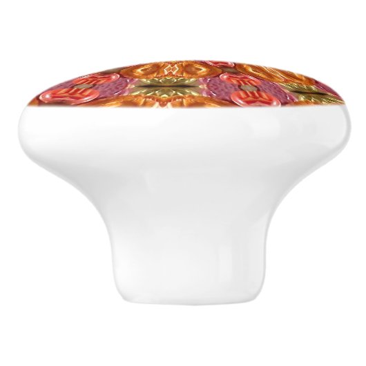 Fruit Swirl Cabinet Knob Keramische Knop (Zijkant)