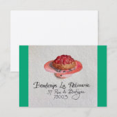 Fruit Tartlette Bedankt Kaart (Voorkant / Achterkant)