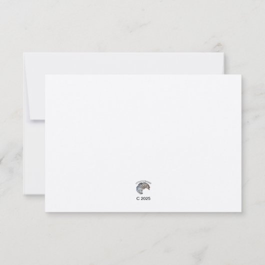 Fruit Tartlette Bedankt Kaart (Achterkant)