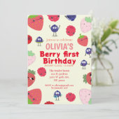 Fruit thema 1e verjaardag kaart