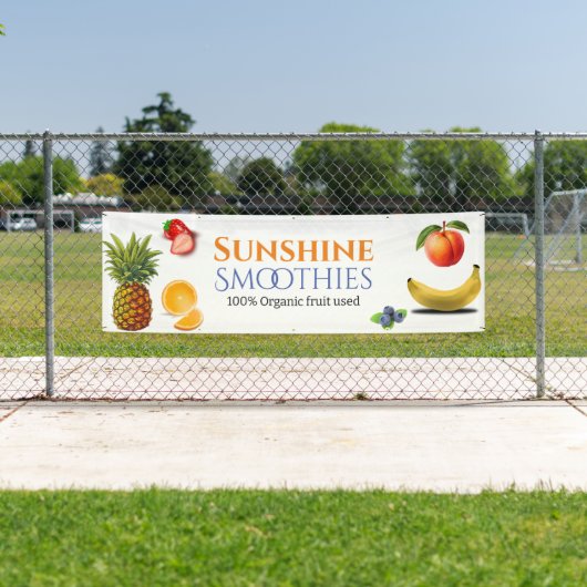 Fruit Thema Bedrijf Spandoek (Insitu)