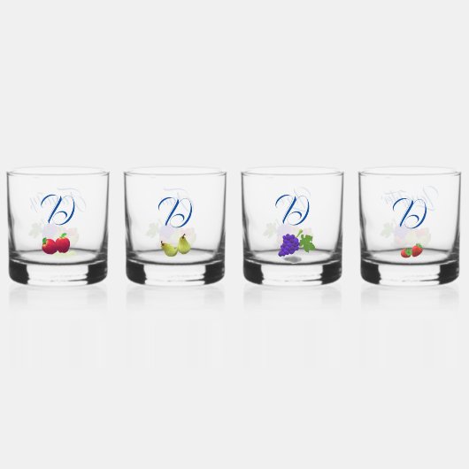 Fruit Theme Drinkware Set Whisky Glas (Achterkant)