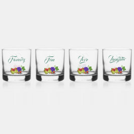 Fruit Theme Drinkware Set Whisky Glas