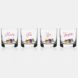 Fruit Theme Drinkware Set Whisky Glas