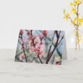 Fruit Tree Blossom ArtWork Wenskaart Kaart (Gele Bloem)