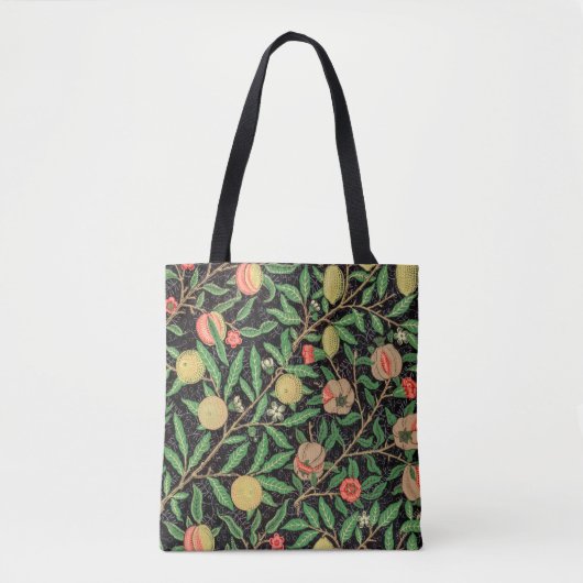FRUIT TREE POMEGRANITE PATTERN TOTE BAG (Voorkant)
