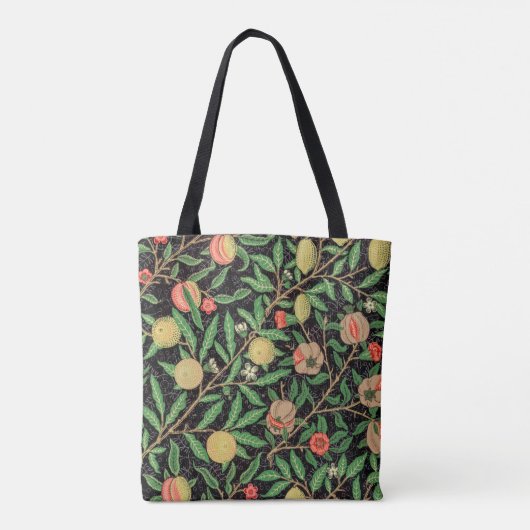 FRUIT TREE POMEGRANITE PATTERN TOTE BAG (Achterkant)