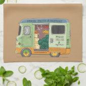Fruit Truck Kitchen Towel Theedoek (Gevouwen)