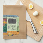 Fruit Truck Kitchen Towel Theedoek (Quarter Fold)