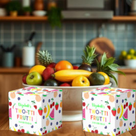 Fruit Two-tti Frutti 2de verjaardag Bedankdoosjes