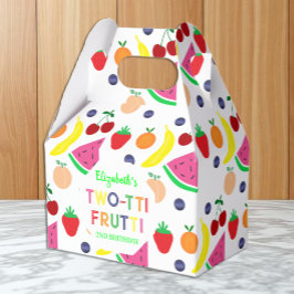 Fruit Two-tti Frutti 2de verjaardag Bedankdoosjes
