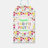 Fruit Two-tti Frutti 2de verjaardag Cadeaulabel (Voorkant)