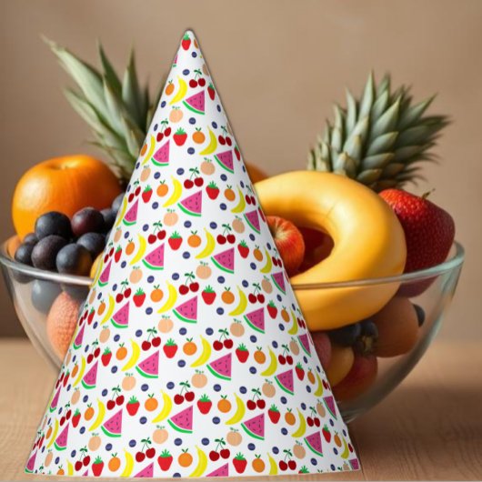 Fruit Two-tti Frutti 2de verjaardag Feesthoedjes