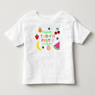 Fruit Two-tti Frutti 2de verjaardag Kinder Shirts