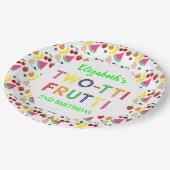Fruit Two-tti Frutti 2de verjaardag Papieren Bordje (Gekanteld)
