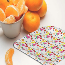 Fruit Two-tti Frutti 2de verjaardag Papieren Bordje