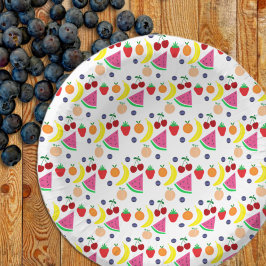 Fruit Two-tti Frutti 2de verjaardag Papieren Kommen