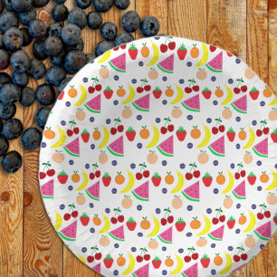 Fruit Two-tti Frutti 2de verjaardag Papieren Kommen