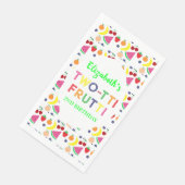 Fruit Two-tti Frutti 2de verjaardag servetten (Hoek)