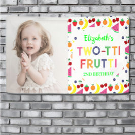 Fruit Two-tti Frutti 2de verjaardag Spandoek