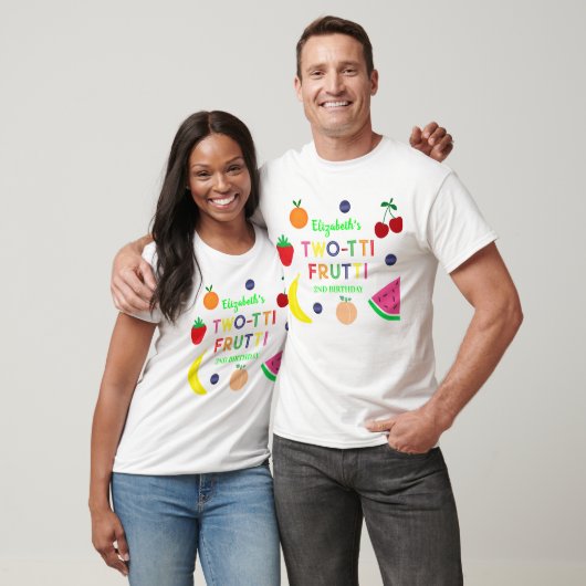 Fruit Two-tti Frutti 2de verjaardag T-shirt (Unisex)