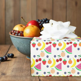 Fruit Two-tti Frutti 2e verjaardag Cadeaupapier