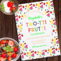 Fruit Two-tti Frutti 2e verjaardag