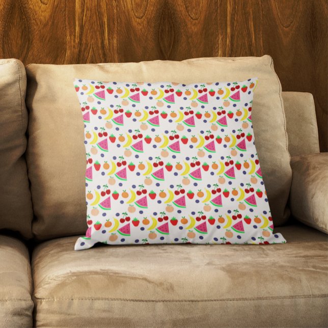 Fruit Two-tti Frutti 2e verjaardag Kussen (Creator heeft geüpload)