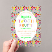 Fruit Two-tti Frutti 2e verjaardag uitnodiging (Insitu (Draagbaar))