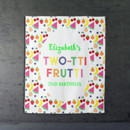 Fruit Two-tti Frutti 2e verjaardag Wandkleed