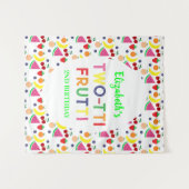 Fruit Two-tti Frutti 2e verjaardag Wandkleed (Voorkant (horizontaal))