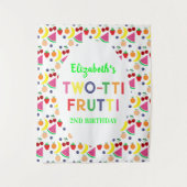 Fruit Two-tti Frutti 2e verjaardag Wandkleed (Voorkant)