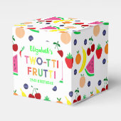 Fruit Two-tti Frutti 2nd Birthday Bedankdoosjes (Voorkant Zijde)