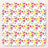 Fruit Two-tti Frutti 2nd Birthday Kartonnen Onderzetters (Voorkant)