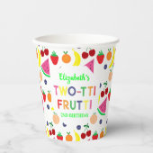 Fruit Two-tti Frutti 2nd Birthday Papieren Bekers (Voorkant)