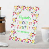 Fruit Two-tti Frutti 2nd Birthday Reclamebord Met Voetstuk (Insitu)