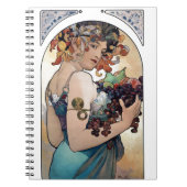 Fruit van Alfons Mucha 1897 Notitieboek (Voorkant)