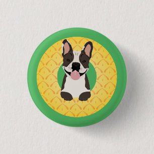 Fruit van ananasappelpitten ronde button 3,2 cm