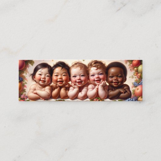 Fruit van de baarmoeder - Psalm 127:3 KJV Kaarten  Mini Visitekaartje (Voorkant)