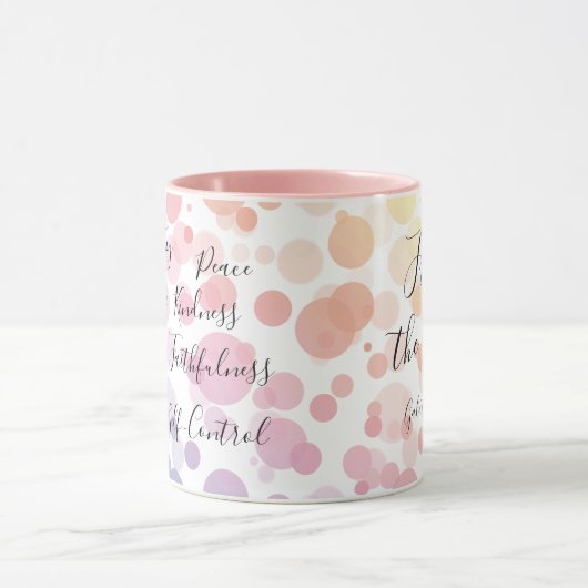 Fruit van de Bijbelse Bijbel Christelijk Mok (Midden)