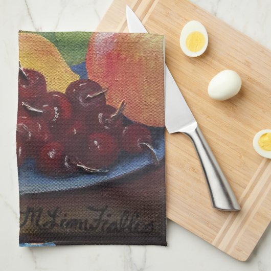 Fruit van de dikke keukenhanddoek (Quarter Fold)