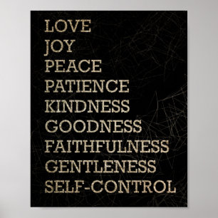 Fruit van de gedistilleerde drank - deugden - glit poster