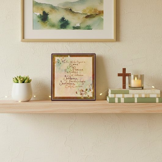 Fruit van de gedistilleerde Plaque Fotoplaat